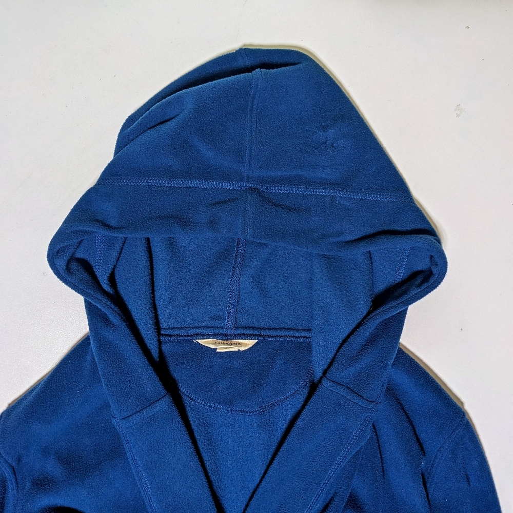 Lands End Fleece Hooded Robe - Picture 4 of 8